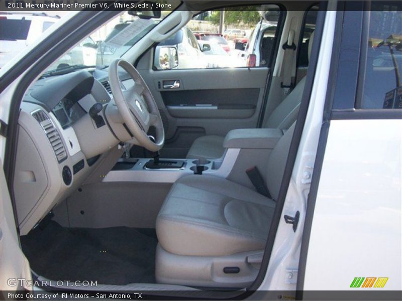 White Suede / Stone 2011 Mercury Mariner Premier V6