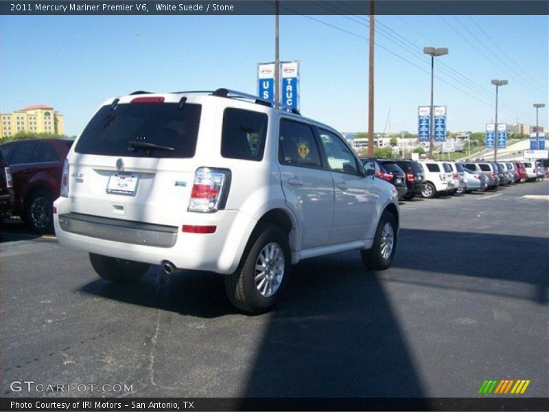 White Suede / Stone 2011 Mercury Mariner Premier V6