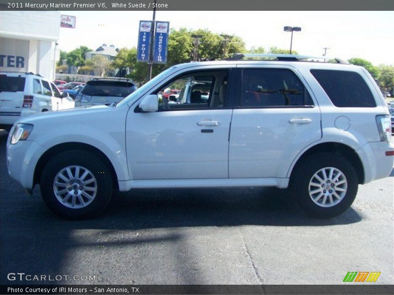 White Suede / Stone 2011 Mercury Mariner Premier V6