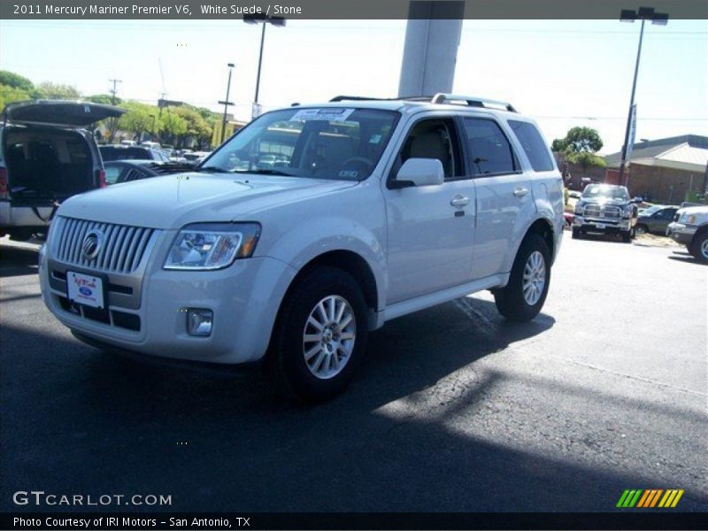 White Suede / Stone 2011 Mercury Mariner Premier V6