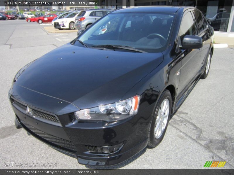 Tarmac Black Pearl / Black 2011 Mitsubishi Lancer ES