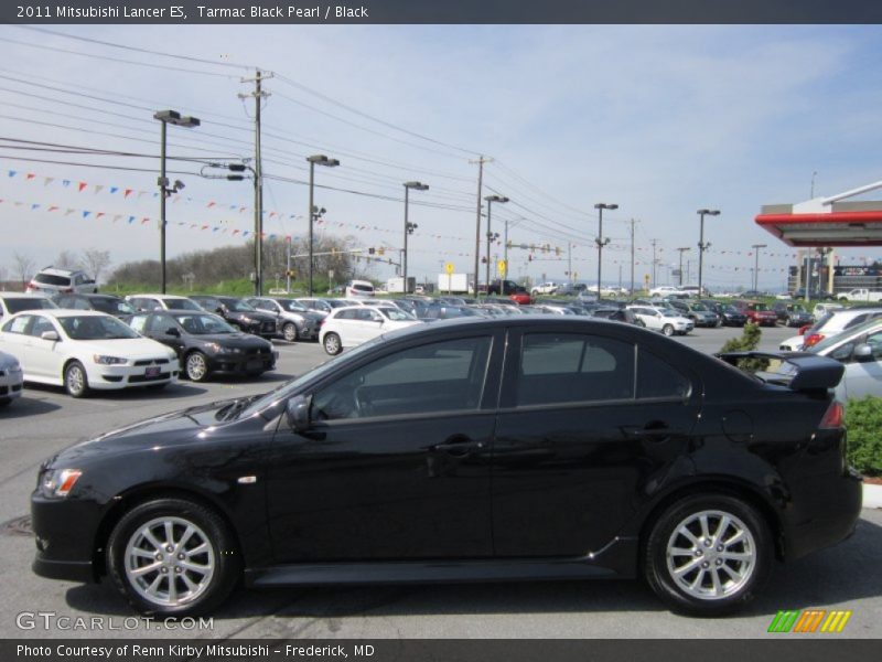 Tarmac Black Pearl / Black 2011 Mitsubishi Lancer ES