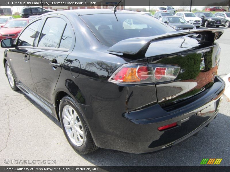 Tarmac Black Pearl / Black 2011 Mitsubishi Lancer ES