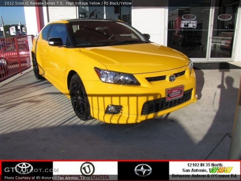 High Voltage Yellow / RS Black/Yellow 2012 Scion tC Release Series 7.0