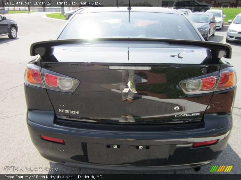 Tarmac Black Pearl / Black 2011 Mitsubishi Lancer ES