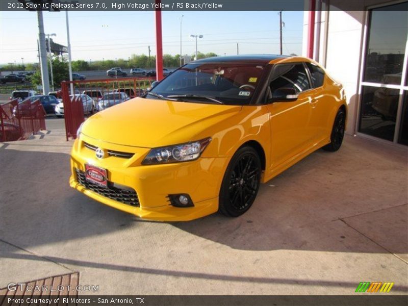 High Voltage Yellow / RS Black/Yellow 2012 Scion tC Release Series 7.0