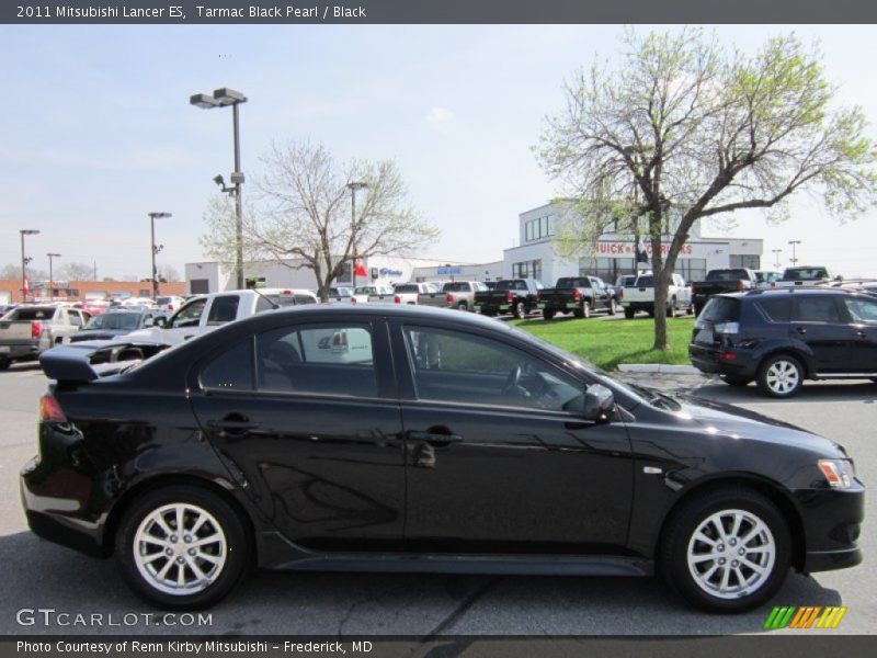Tarmac Black Pearl / Black 2011 Mitsubishi Lancer ES