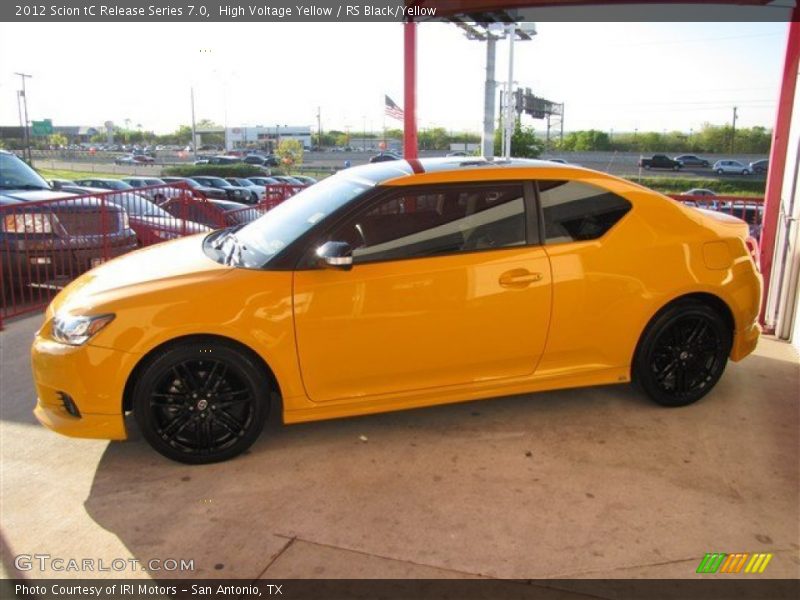 High Voltage Yellow / RS Black/Yellow 2012 Scion tC Release Series 7.0