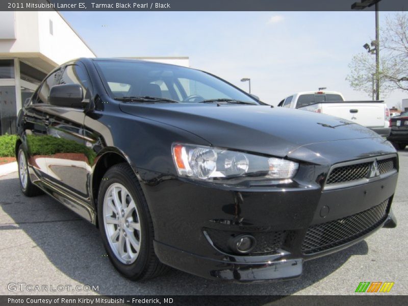 Tarmac Black Pearl / Black 2011 Mitsubishi Lancer ES