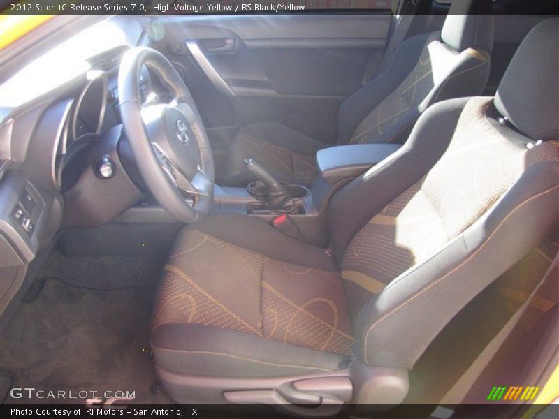 High Voltage Yellow / RS Black/Yellow 2012 Scion tC Release Series 7.0