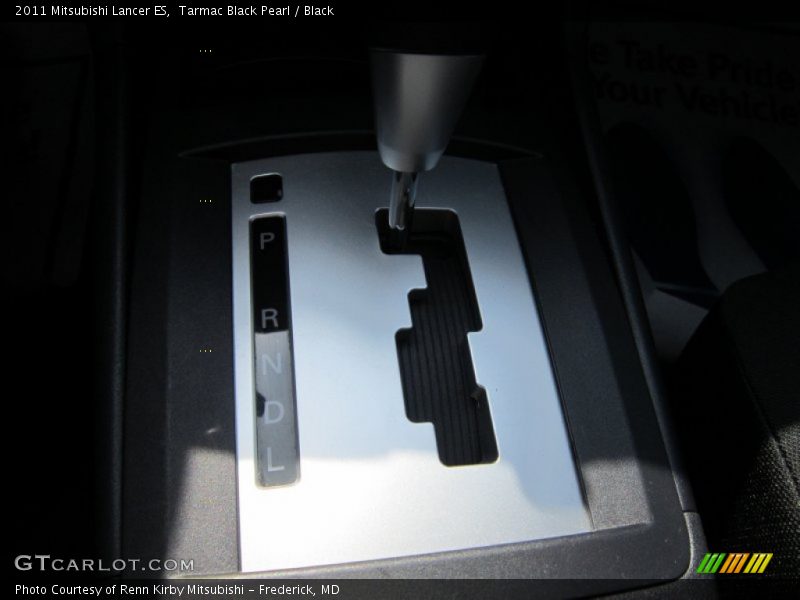 Tarmac Black Pearl / Black 2011 Mitsubishi Lancer ES