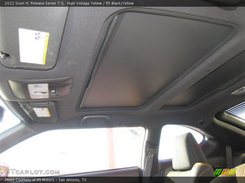 High Voltage Yellow / RS Black/Yellow 2012 Scion tC Release Series 7.0
