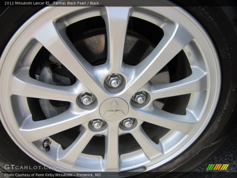 Tarmac Black Pearl / Black 2011 Mitsubishi Lancer ES