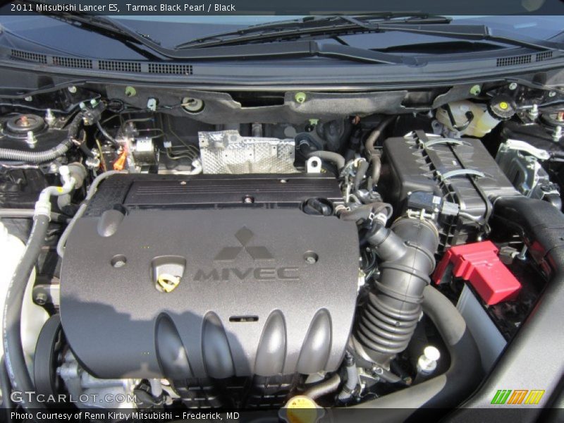 Tarmac Black Pearl / Black 2011 Mitsubishi Lancer ES