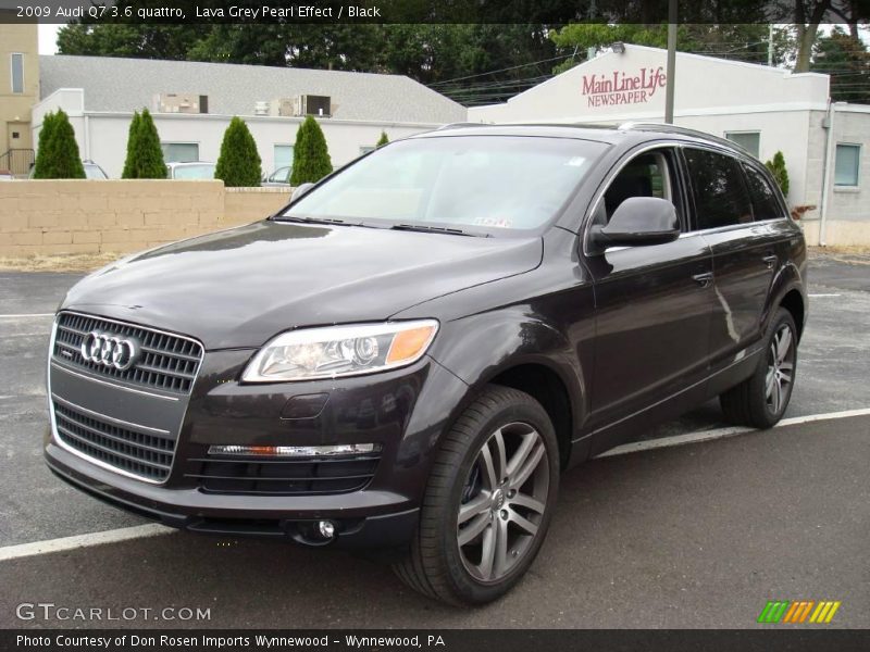 Lava Grey Pearl Effect / Black 2009 Audi Q7 3.6 quattro