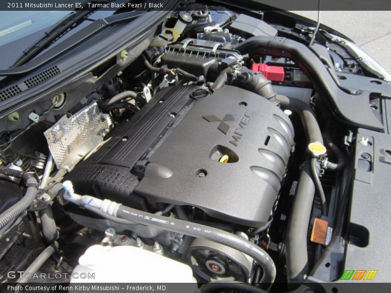 Tarmac Black Pearl / Black 2011 Mitsubishi Lancer ES