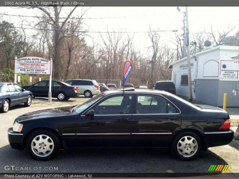 Nighthawk Black / Ebony 2001 Acura RL 3.5
