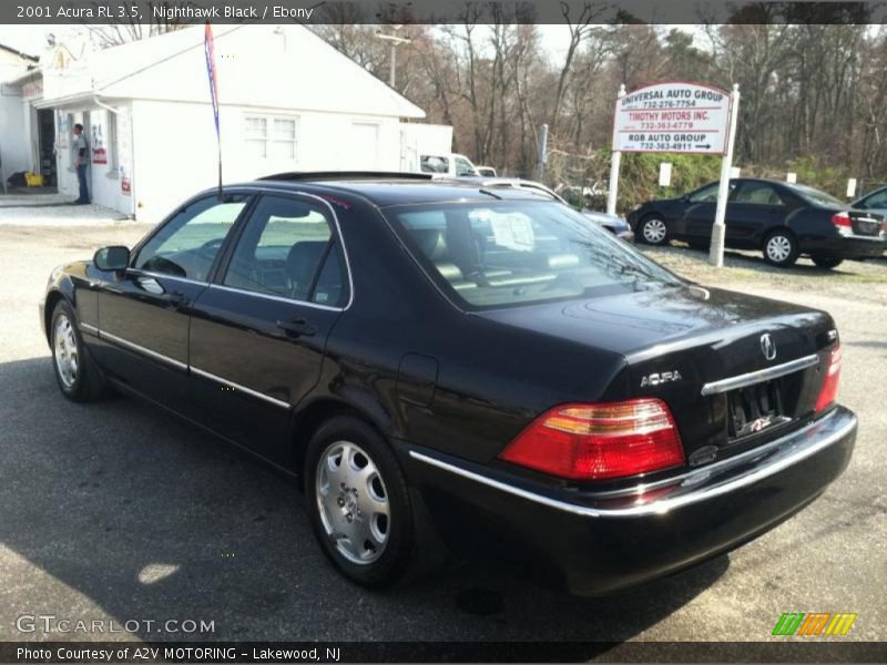 Nighthawk Black / Ebony 2001 Acura RL 3.5
