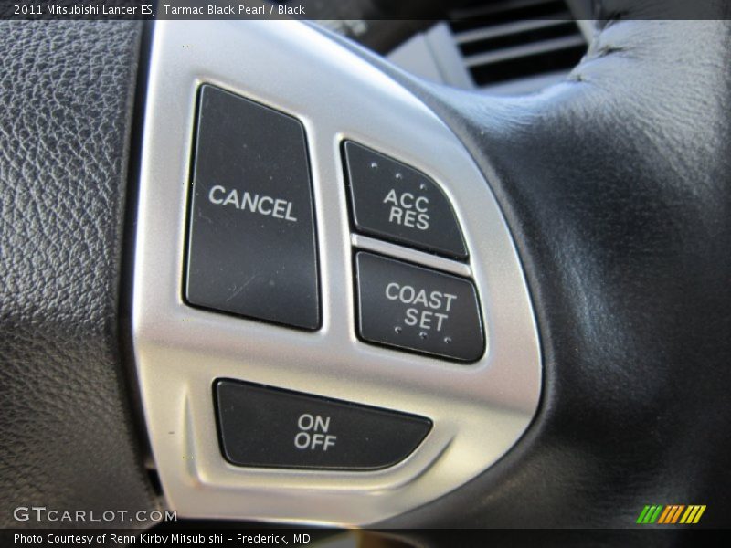 Tarmac Black Pearl / Black 2011 Mitsubishi Lancer ES