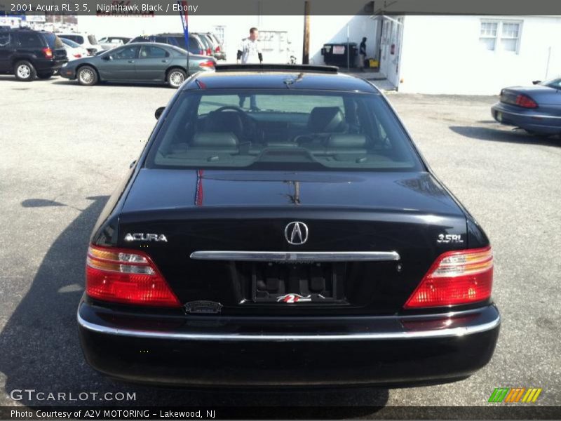 Nighthawk Black / Ebony 2001 Acura RL 3.5