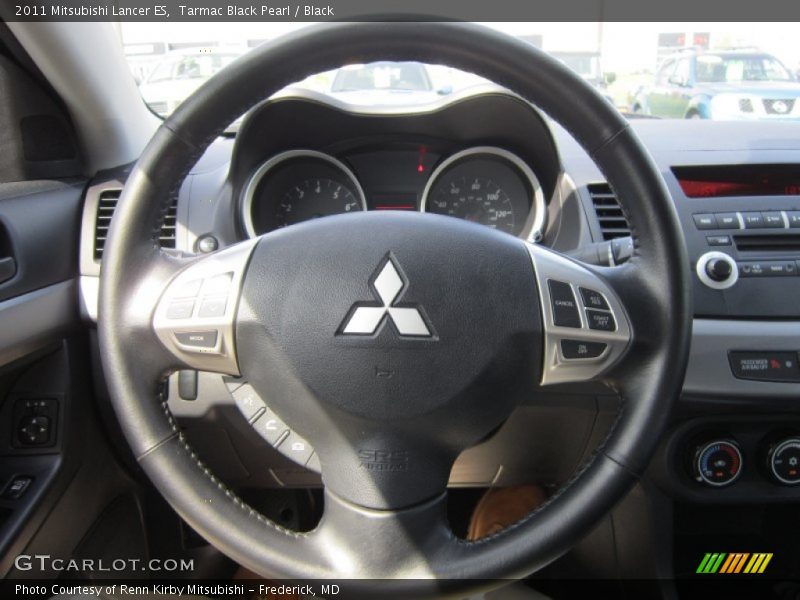 Tarmac Black Pearl / Black 2011 Mitsubishi Lancer ES