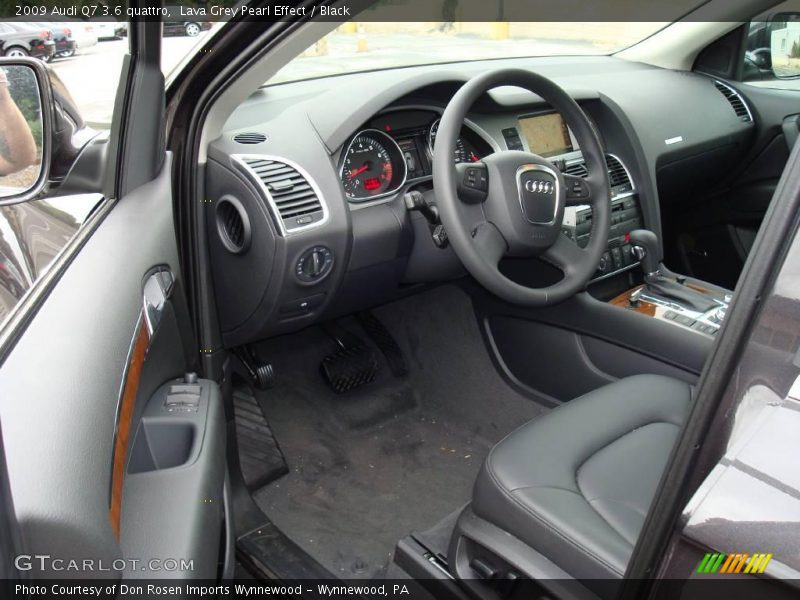 Lava Grey Pearl Effect / Black 2009 Audi Q7 3.6 quattro