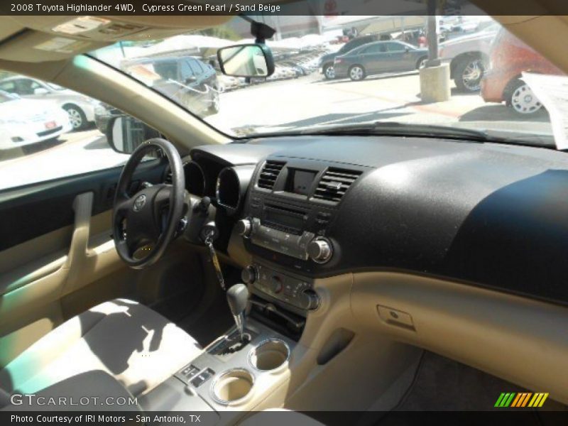 Cypress Green Pearl / Sand Beige 2008 Toyota Highlander 4WD