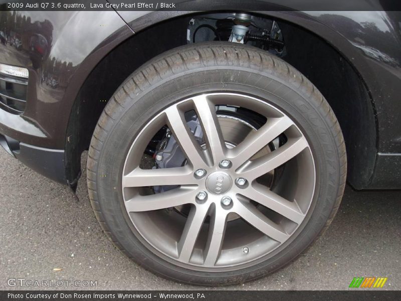 Lava Grey Pearl Effect / Black 2009 Audi Q7 3.6 quattro