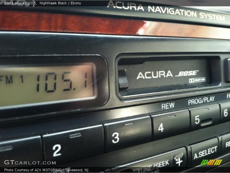 Nighthawk Black / Ebony 2001 Acura RL 3.5