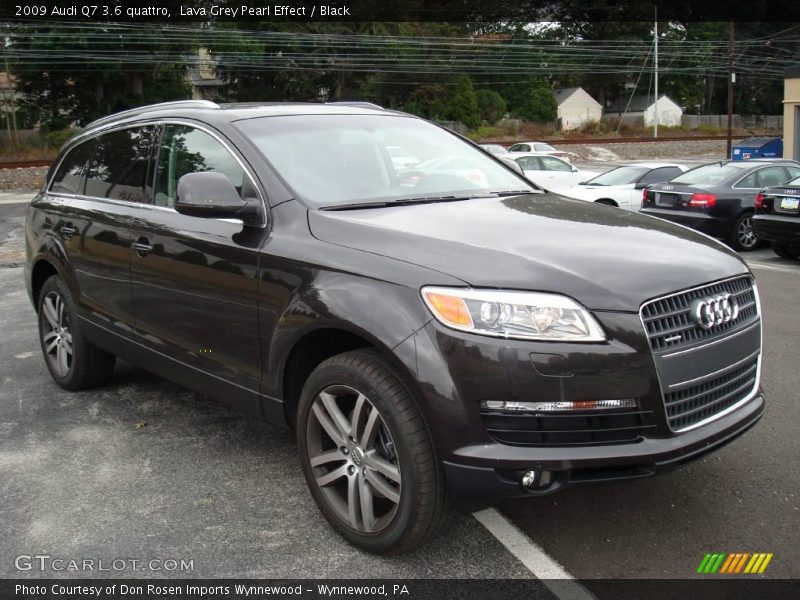 Lava Grey Pearl Effect / Black 2009 Audi Q7 3.6 quattro