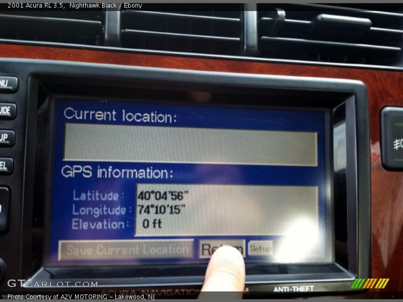 Nighthawk Black / Ebony 2001 Acura RL 3.5