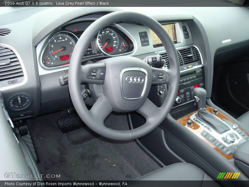 Lava Grey Pearl Effect / Black 2009 Audi Q7 3.6 quattro