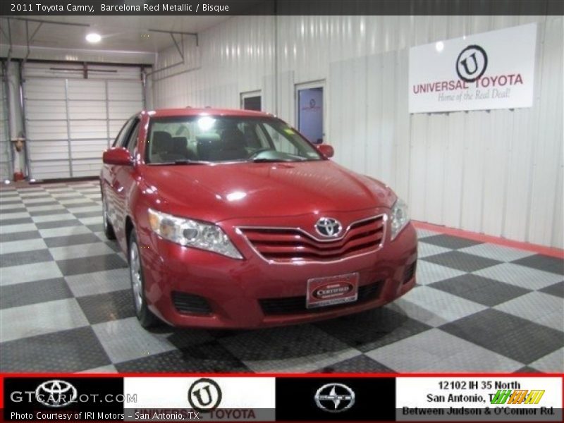 Barcelona Red Metallic / Bisque 2011 Toyota Camry