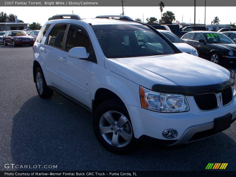 Bright White / Ebony/Cashmere 2007 Pontiac Torrent