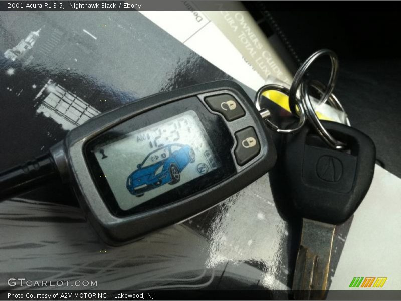 Nighthawk Black / Ebony 2001 Acura RL 3.5