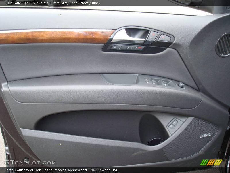 Lava Grey Pearl Effect / Black 2009 Audi Q7 3.6 quattro