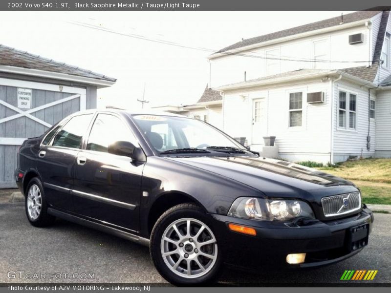 Black Sapphire Metallic / Taupe/Light Taupe 2002 Volvo S40 1.9T