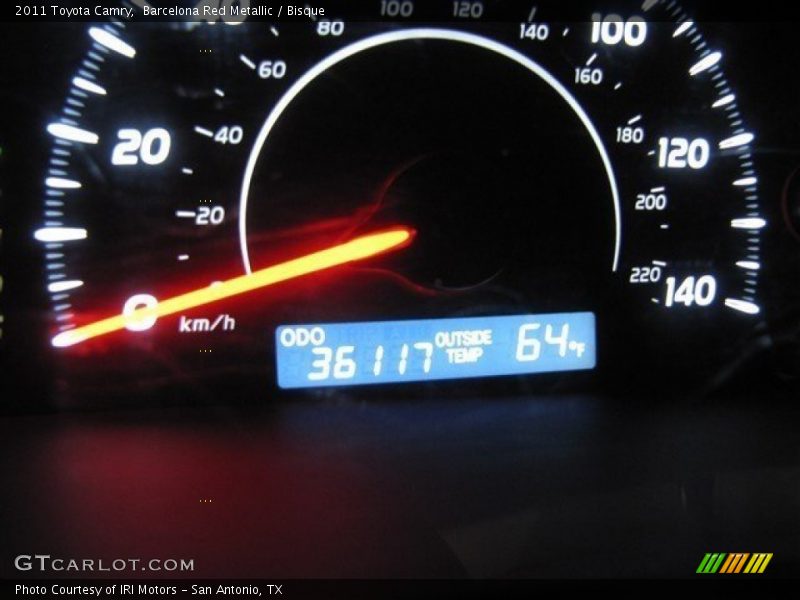 Barcelona Red Metallic / Bisque 2011 Toyota Camry