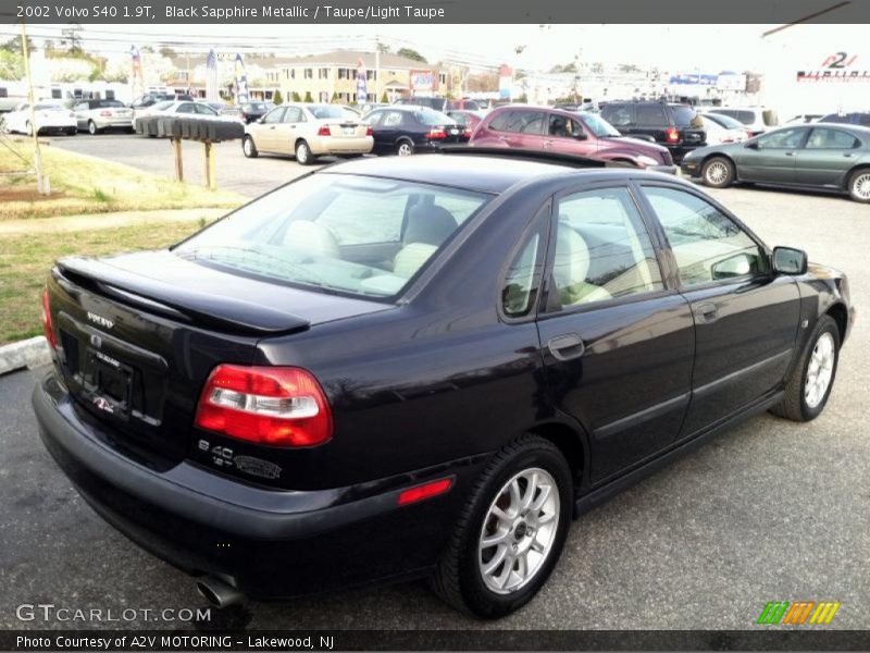 Black Sapphire Metallic / Taupe/Light Taupe 2002 Volvo S40 1.9T