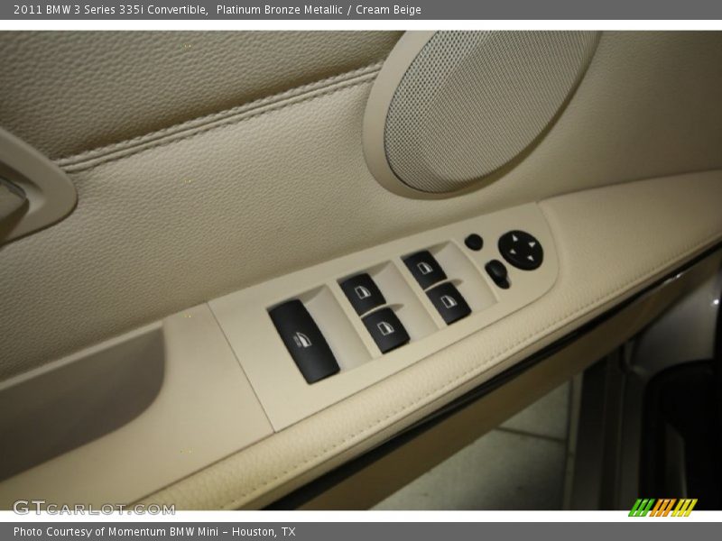 Platinum Bronze Metallic / Cream Beige 2011 BMW 3 Series 335i Convertible