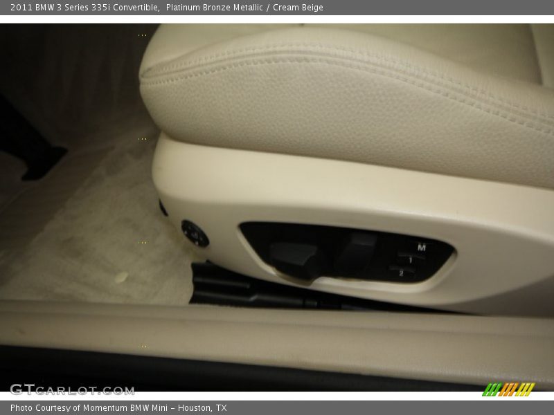 Platinum Bronze Metallic / Cream Beige 2011 BMW 3 Series 335i Convertible