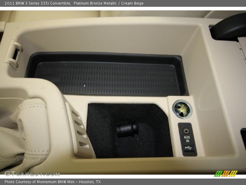 Platinum Bronze Metallic / Cream Beige 2011 BMW 3 Series 335i Convertible