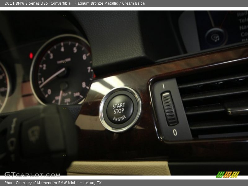 Platinum Bronze Metallic / Cream Beige 2011 BMW 3 Series 335i Convertible