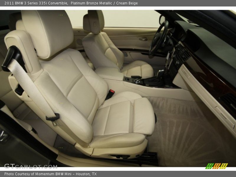 Platinum Bronze Metallic / Cream Beige 2011 BMW 3 Series 335i Convertible