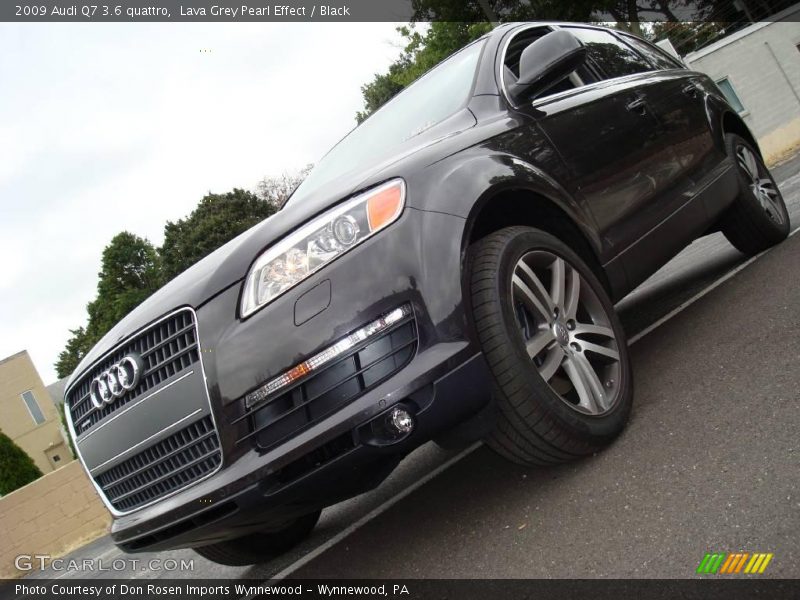 Lava Grey Pearl Effect / Black 2009 Audi Q7 3.6 quattro