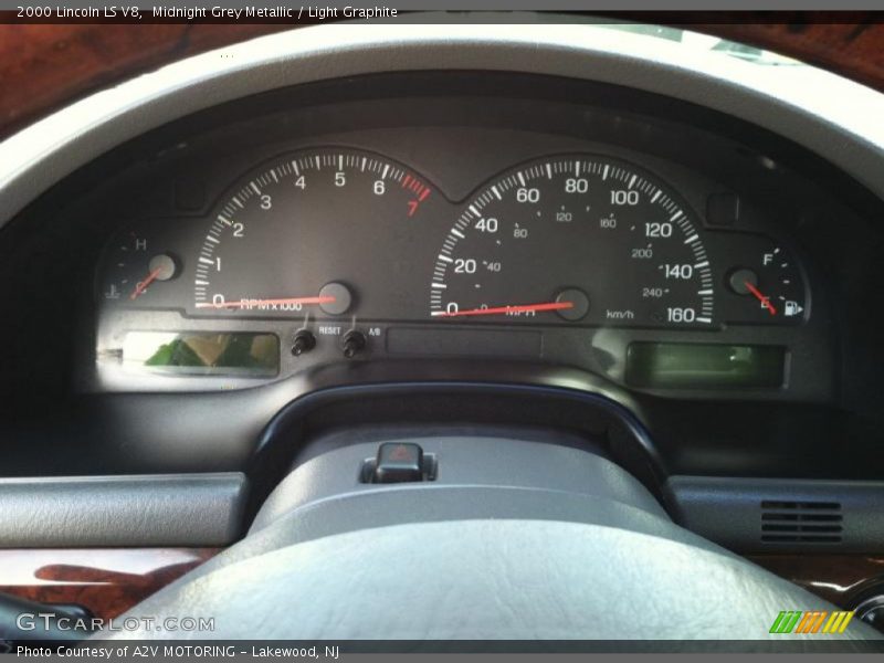 Midnight Grey Metallic / Light Graphite 2000 Lincoln LS V8
