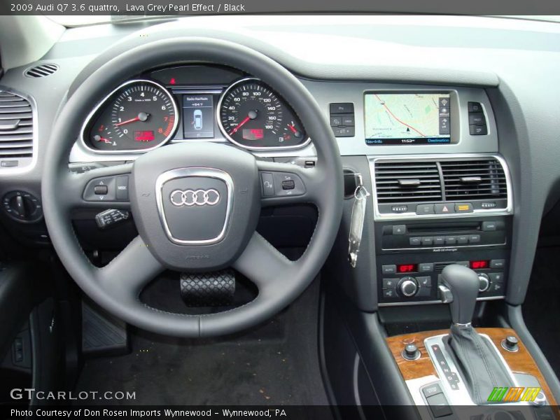 Lava Grey Pearl Effect / Black 2009 Audi Q7 3.6 quattro