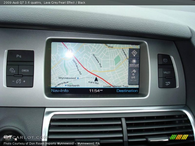 Lava Grey Pearl Effect / Black 2009 Audi Q7 3.6 quattro