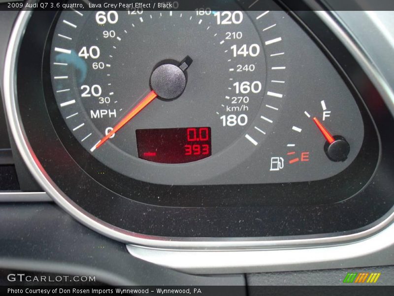 Lava Grey Pearl Effect / Black 2009 Audi Q7 3.6 quattro