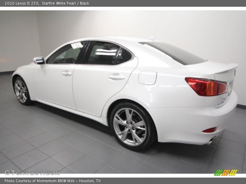 Starfire White Pearl / Black 2010 Lexus IS 250